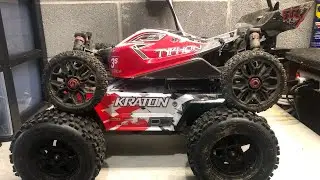Arrma Typhon 3s and Kraton 4s bash day
