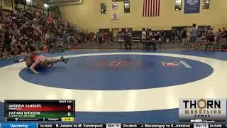 Junior Men 152 Andrew Sanders Minnesota Vs Dathan Wickson Illinois