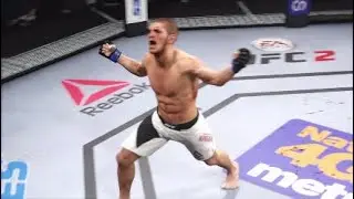 UFC 2 Carrer Mode Khabib Nurmagomedov Part 7 End