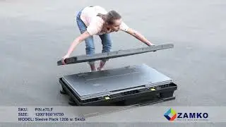 Sleeve Pack Pallet Box with Skids