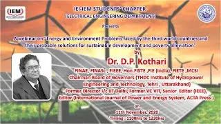 Webinar by Dr. D.P. Kothari on 
