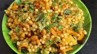 Sabudana Upma || No Onion No Garlic Weightloss Healthy recipe || Breakfast recipe 