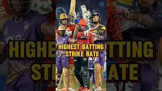 Top 5 Players with the Highest Strike Rate in IPL History! #ipl