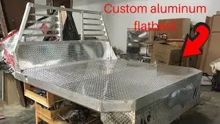 Custom aluminum flatbed build