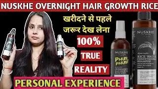 Nuskhe by Paras Overnight Hair Growth Rice Mist & Conditioning Shampoo Honest Review #youtube #video