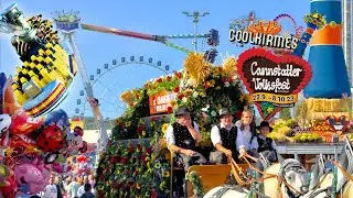 Ausnahmezustand auf dem Wasen in Stuttgart - 176. Cannstatter Volksfest 2023  - Clip by CoolKirmes