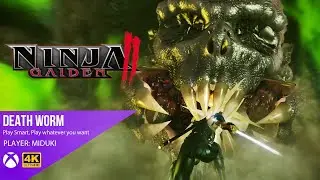 NINJA GAIDEN 2 | Master Ninja CH9 | Death Worm | No Damage, Dragon Sword