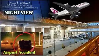 Islamabad International Airport Night View | Beautiful Decoration | Hammad Official