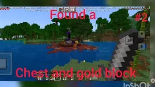 found a secret chest and gold block in minecraft | enjoy with gunit