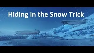 How to hide under the snow on Twilight on Hoth Map