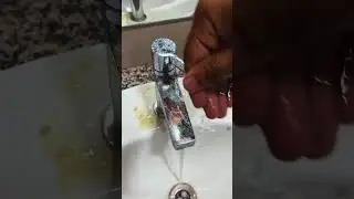 Remove hard water stains from taps| cleaning tips| #alshihacks #shorts