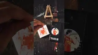 making abstract expressionism paintings inspired by my followers' profile pictures