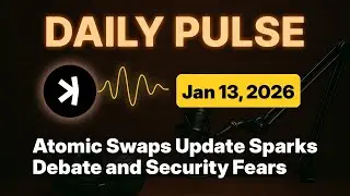 Kaspa Daily (Jan 13) - Atomic Swaps Update Sparks Debate and Security Fears