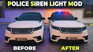 Install Police Light Mod in GTA 5 | Custom Emergency Lights 2025