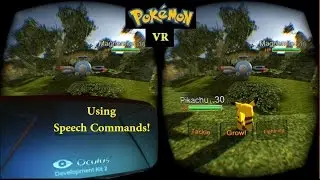 Pokemon VR Demo (Oculus Rift Dk2) EPICNESS!