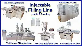 Injectable Filling Line, Vial Filling Line