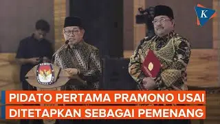[FULL] Pidato Pramono Anung, Awalnya Diragukan Tiba-tiba Menang Pilkada