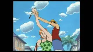 Nami pede ajuda &agrave; Luffy - One Piece (Dublado PT-BR)