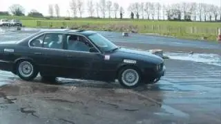 BMW 525 Skid Pan Drift