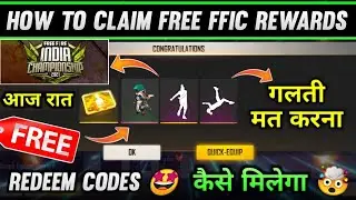 🔥Tonight Update || FFIC Event Redeem Code || How To Claim Free Rocky Pet & Emote || Garena Free Fire