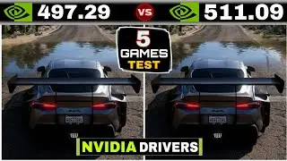 Nvidia Drivers (497.29 vs 511.09) | Nvidia 511.09 New Update | GTX 1050 TI