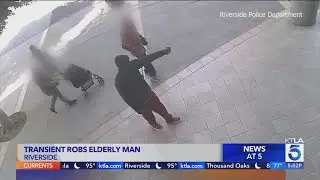 Transient robs elderly man in Riverside