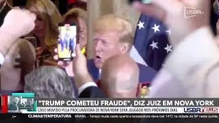 USBR NEWS - (27/09/23) - Trump mentiu... de novo: ele volta a ser acusado de fraude em NY - USBRTV