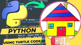 Hut Design Using Python Turtle Code | Python Programming Hub