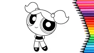 How To Draw Bubbles - Powerpuff Girls | Cute Easy Drawing Tutorial