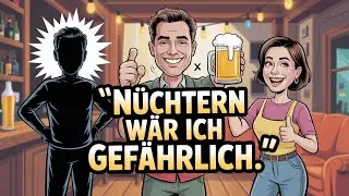 Nüchtern wär ich gefährlich – Satirischer Feierabend-Spruch mit Humor | Song