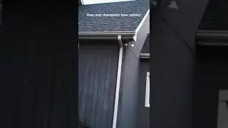 Common rain gutter downspout issues 2023! 🤯 #shorts