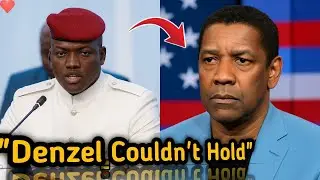 Denzel Washington in Tears After Hearing From Ibrahim Traor&eacute; &ndash; Powerful TV Moment!