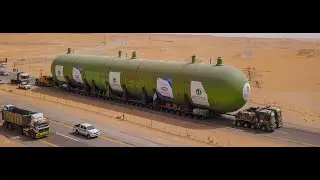 Highlights of the  transport of LPG Bullet tanks for the GASCO LPG Expansion Project Riyadh.