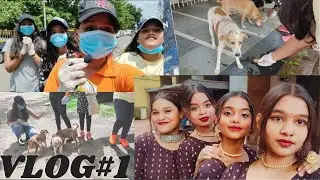 Our first photo shoot + Dog feeding vlog ☺