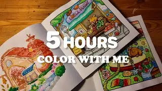 Color With Me (5H42) | Coco Wyo Coloring Books Compilation + Ambient Music (396–852 Hz)