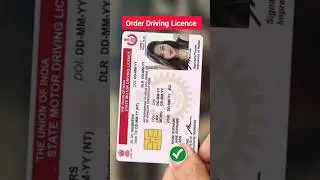 PVC Driving Licence Order Online 2025 | Driving Licence Order Online ✅ Guide Earn