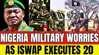 TENSION! NIG MILITARY WORRIES AS ISWAP EXECUTES ALLEGED ARMY INFORMANTS: SOLDIERS VS TERR&Ouml;R!STS