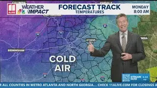 Winter storm update | Ice storm entering north Georgia