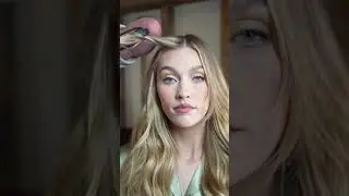 How stunning is this beach waves bridesmaid hair transformation?
