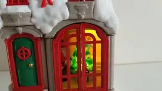Hallmark Ornament 2015 Up on the Housetop Magic Light Sound Santa No Reindeer