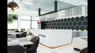 Café Delight | Coffee | Coffee SHOP | Canteen| Interior Designs | D5 Render | D5 Animation