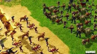 Greek VS Egyptian Mythical Units | Age Of Mythology