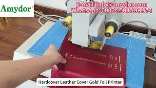 Factory Sale 8025 Thesis Book Binding Industrial Digital Cover Hot Foil Printing Machine