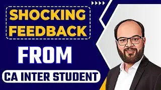 Shocking Feedback from CA Inter Student | Real Truth CA Inter 3.0 | Result Feedback