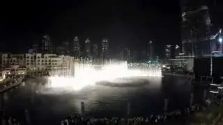 The Dubai Fountain 2014 : Thriller Michael Jackson Go Pro Hero3+
