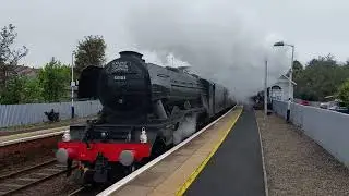 Flying Scotsman at the Forth Bridge