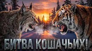 Тигр разорвет Рысь? Жестокая иерархия тайги!