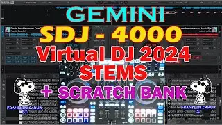 GEMINI SDJ-4000 + VIRTUAL DJ 2024 (Mapeo Personalizado WINDOWS/MAC)(by Franklin Carua DJ)