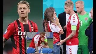 Christian Eriksen: How the quick actions of Simon Kjaer saved Denmark midfielders life