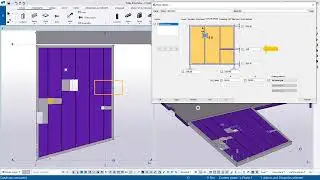 Modify a slab using Floor layout Default tab